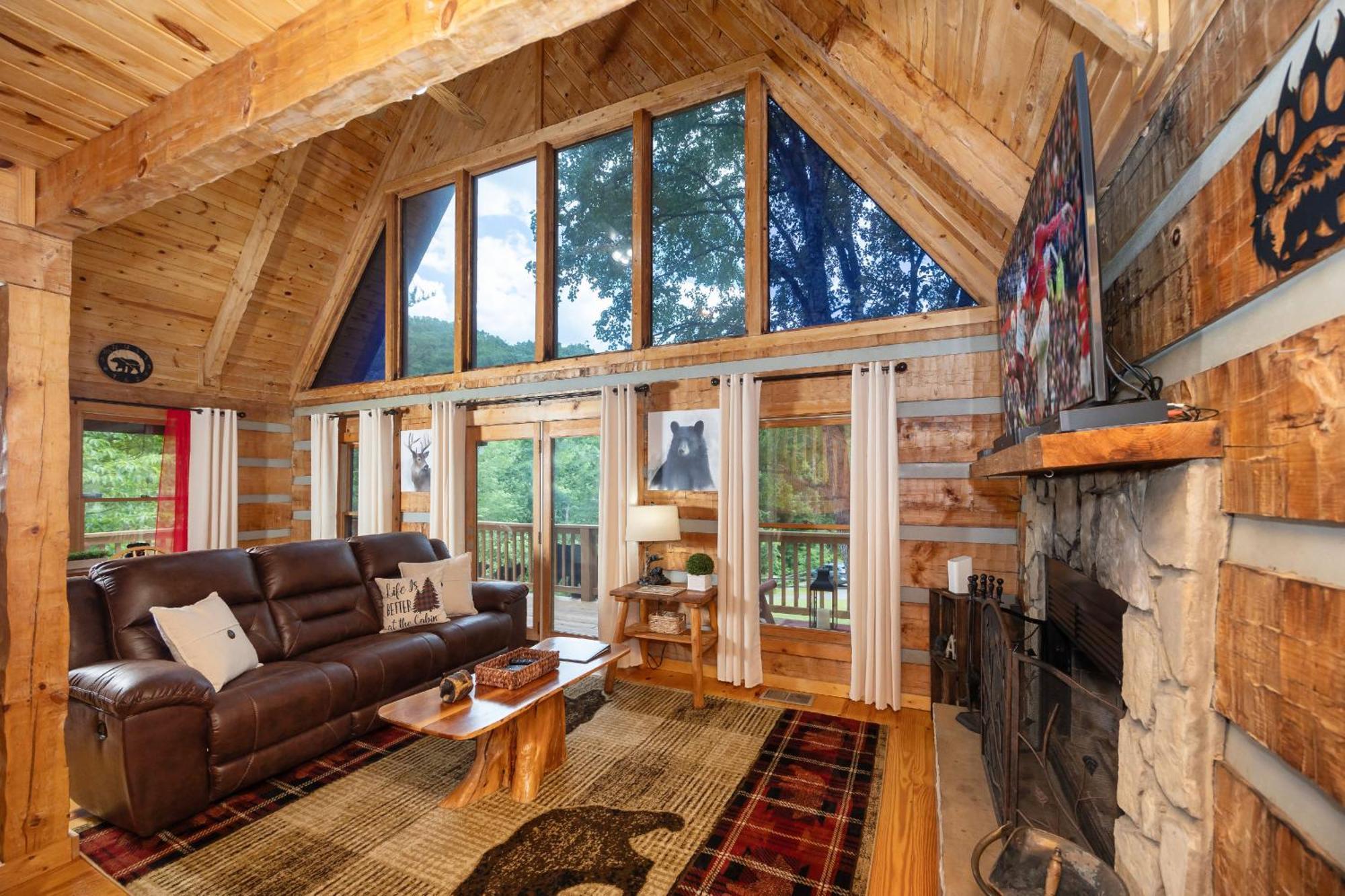 Вилла Yoli Bear Hideaway Севьервилл Экстерьер фото